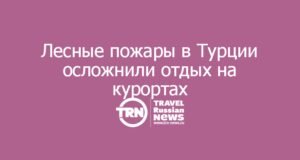 Лесные пожары в Турции осложнили отдых на курортах, но угрозы отелям власти не видят